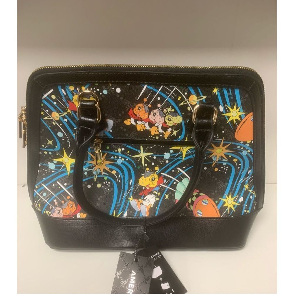 Alien Dinosaur Graphic Handbag - Picture 6 of 7